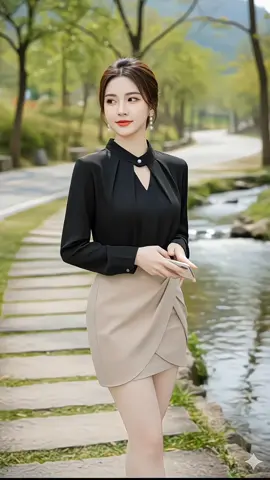 Áo Sơ Mi Voan Trắng Dài Tay Ch#phoidodep #thoitrangnu #aosominu #aovoansomi #aodep 