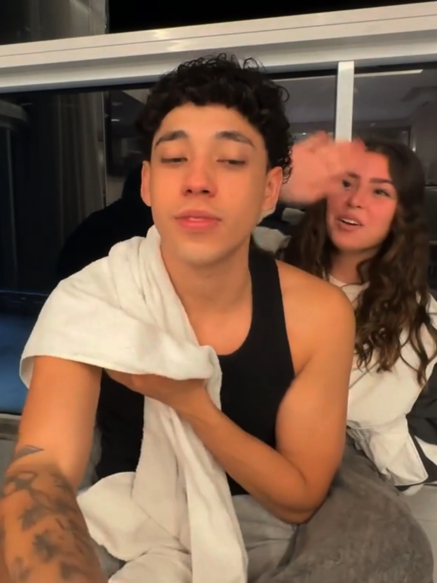 nathan em chamada com o amor da vida dele #nathanpereira #babi #kaua #twitchclips #lapada