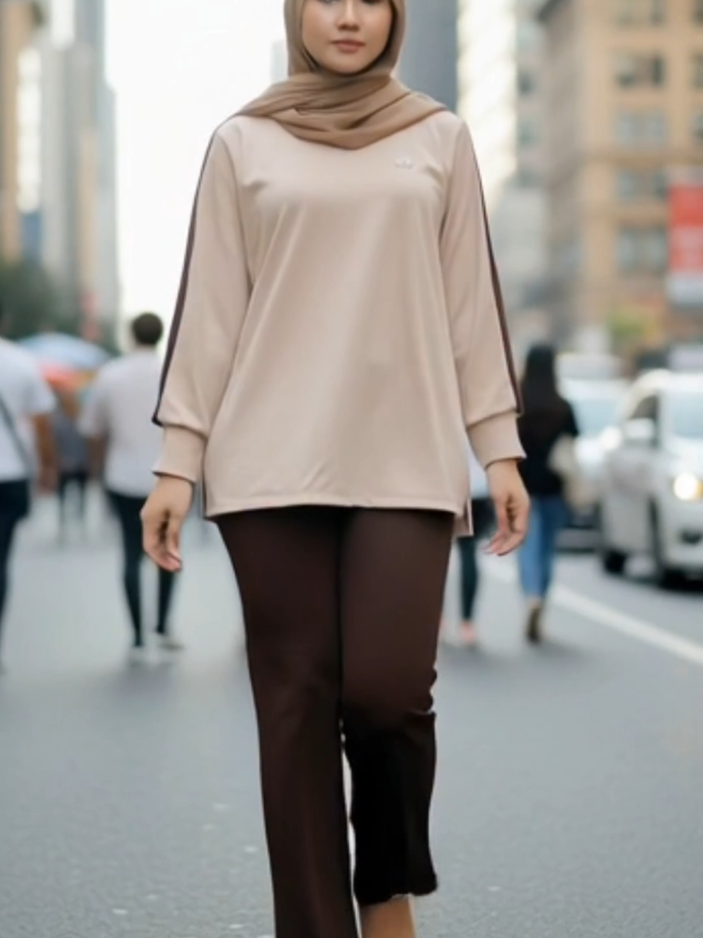 Pak Bambang Pak Bambang Ada dimana, Ini rekomendasi atasan wanita One Set Knit Osaka kombinasi Warna