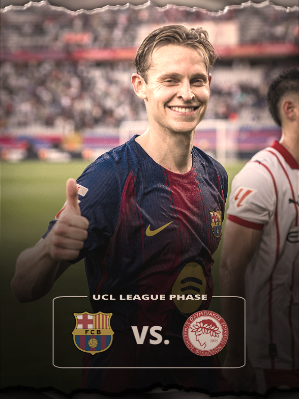NEXT MATCH‼️ Barcelona vs Olympiakos 🏆 #championsleague MD3 📅 21 Oktober 2025 🏟️ Olimpic Lluís Companys ⏰ Pukul 23.45 WIB 📺 Live SCTV / Vidio Vamoosss Blaugrana!! 👊🏽 Prediksinya, Less? 🧐 - - #fcbarcelona #viscabarca  #footballedit #foryoupage 