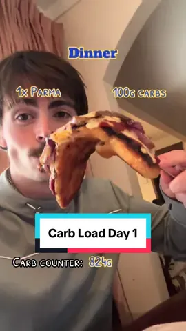Melbourne Marathon 2025 carb load day 1 #Running #marathon #melbournemarathon #carbload