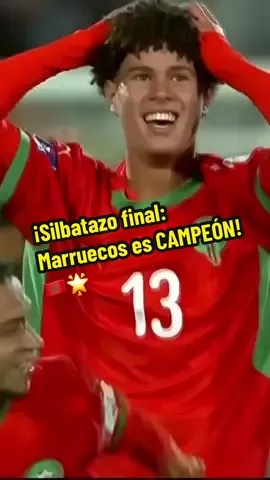 ¡EL MOMENTO MÁS ESPERADO: MARRUECOS CAMPEÓN! 🥳🇲🇦 Silbatazo final y la locura entre jugadores, cuerpo técnico y afición EXPLOTA 🤩‼️ #MundialTelemundo #U20WC #U20TD #marruecos #futbol 