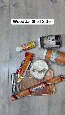 Plain to Pumpkin Spice Perfect! Dollar Tree Wood Jar Makeover You’ll Love! #dollartreediy #easycrafts #blessingscrafttherapy 