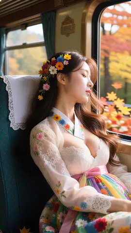 Her smile feels like it came from another century. #hanbok #CinematicAI #koreangirl #kbeauty #VisualPoetry