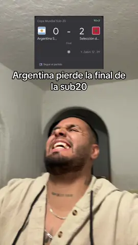 Argentina pierde la final de la sub20