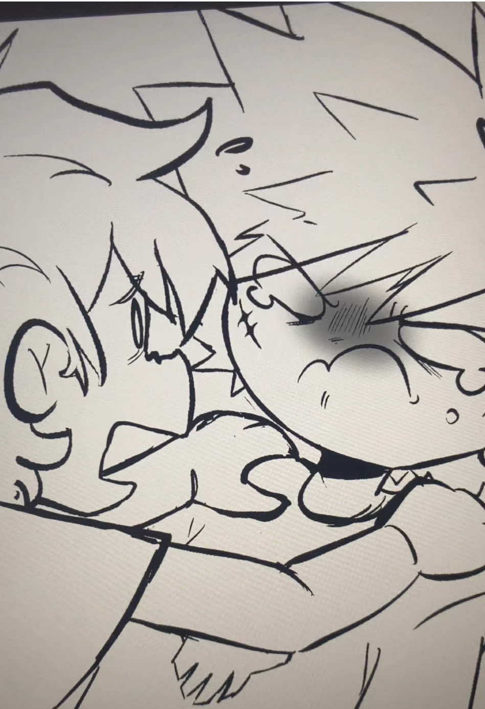This is how I imagine Katsuki trying to manage his anger issues around Izuku 🤭🤭 Btw I tried animating this but toonsquid keeps messing up the quality so I’ll give a try to AM instead!! #MHA #BNHA #bakugokatsuki #midoriyaizuku #animation 