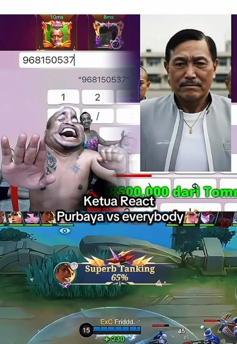 Auto panik🤣#MLBB9TH #MLBB #GamingOnTikTok #fyp #nagahitam 