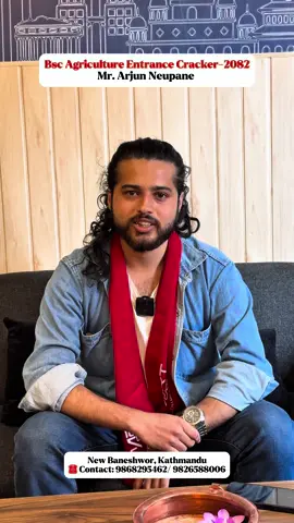 Proud Moment! Hear from our B.Sc. Agriculture Entrance Cracker as He shares his journey and experience with Smart Academy. Contact Smart Educational Academy 📍 Location: Guras Kunja Building, Thapagaun, Okhar Bot Marga, New Baneshwor, Kathmandu 📞 Contact: 9868295462/ 9826588006 📧 Email: smarteduacademy11@gmail.com 🌐 Website: Smartacademyhq.com #appliedscience #applied_science_university #AFU #bscagriculture #agriculture 