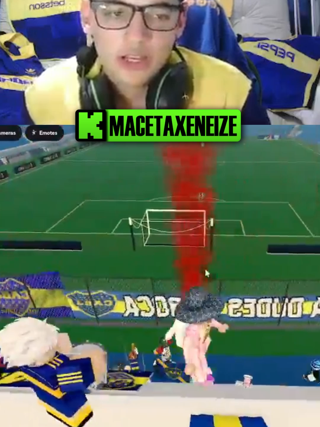 BOCA EN LA COPA ROBLOX #bocajuniors #bocajuniorsoficial💛💙 #davooxeneize #lacobraaa #clips #futbolargentino