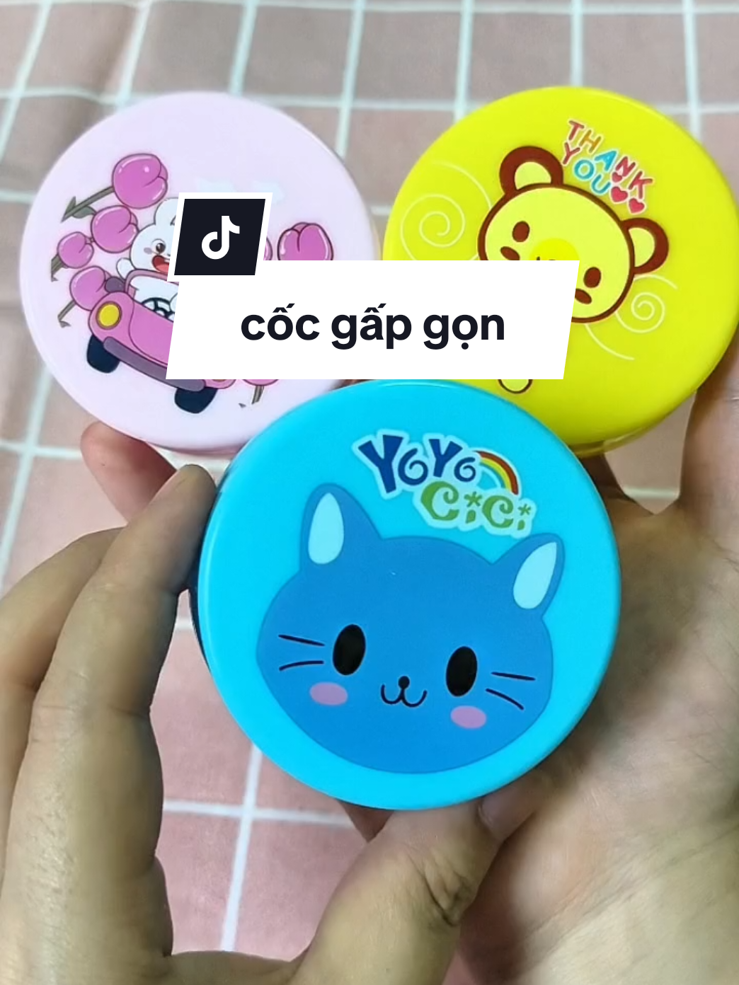 COMBO 3 cốc rẻ lắm. nhỏ gọn tiện lợi mang theo #reviewconvungve #xuhuongtiktok #xuhuong #cocgapgon #cocgapgontienloi @review còn vụng về 