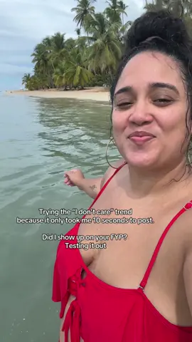 Why care when you’re in paradise. 