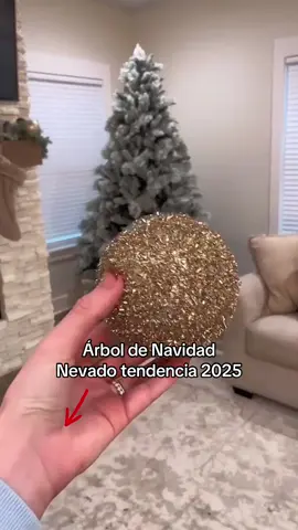 Árbol de Navidad Artificial Verde nevado #arboldenavidad #navidad #viral #fyp 
