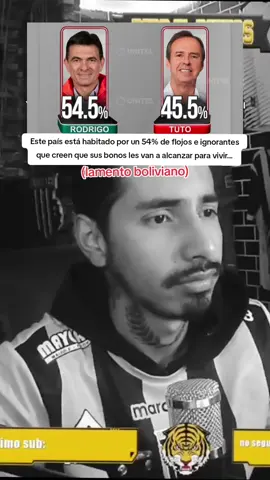 Perdió Bolivia, ganaron los flojos, los que no estudiaron, los que no trabajan, la patria se nos muere 💔🇧🇴 #bolivia #elecciones #zurdoshdp 
