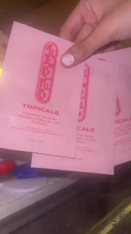 Eye patches 🧴#topicals #eyepatch #skincare #foryou #fyp @TOPICALS 