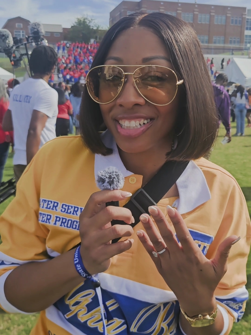 This week's #HBCUHomecoming Tour stop was in the Land of Golden Sunshine, Tennessee State University. We asked various alums at the Roar On The Yard pep rally why they love and support TSU. Take a listen! #TSU #BigBlue 