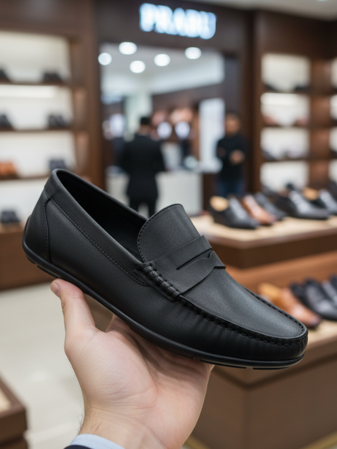 Sepatu Loafer Moccasins Prabu Original.  #sepatusemiformal  #sepatuloafers  #sepatusliponkulit  #sepatuslipon  #sepatukantor 