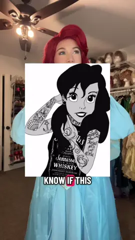 Ariel with black hair is just melody? I guess? #slay #ariel #cosplay #melody 