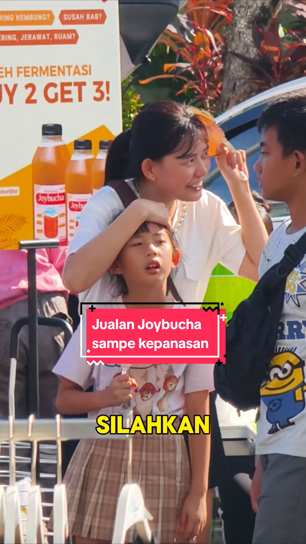 Coba jualan Joybucha di Car Free Day