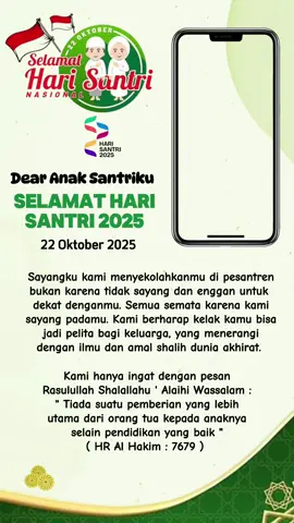 #CapCut #harisantrinasional #harisantri2025 #harisantri 