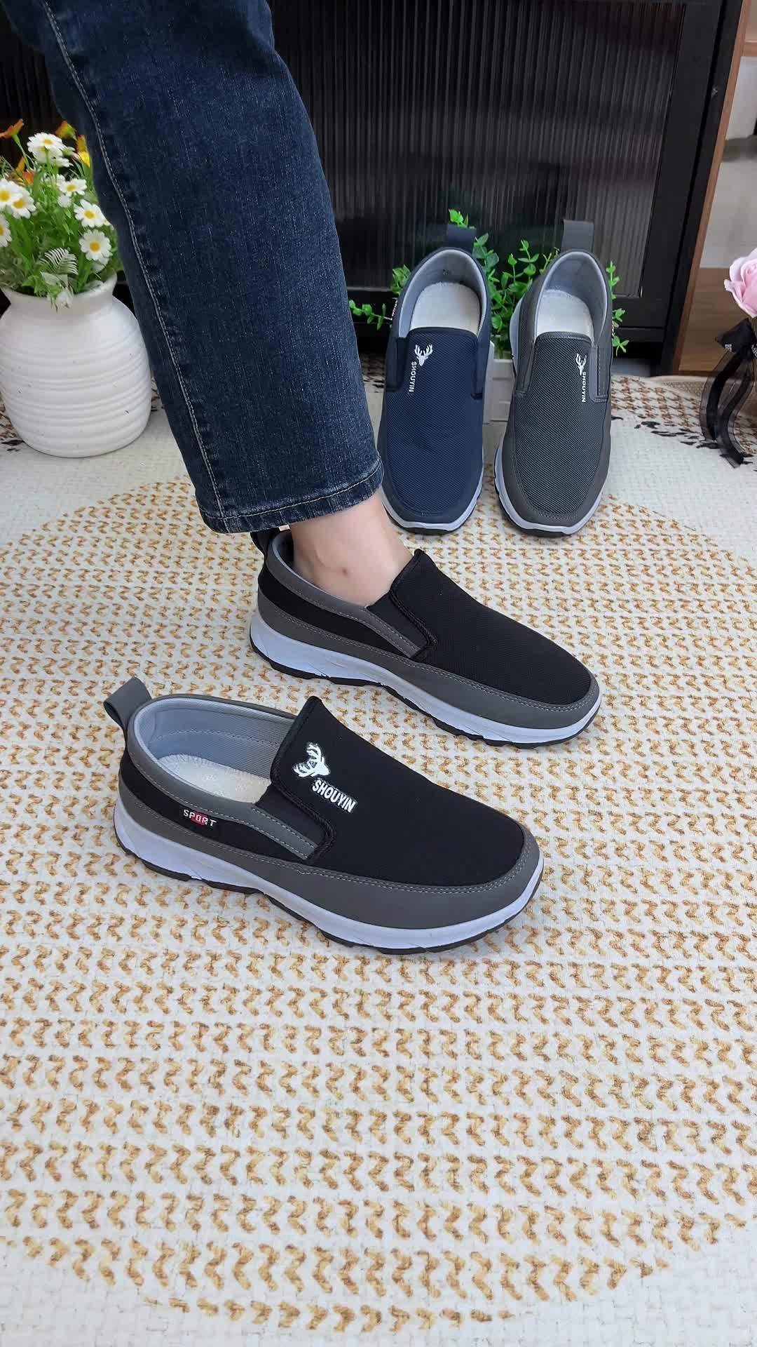 A must-have for men! Breathable and refreshing, super comfortable to step on, and incredibly slip-resistant and durable. #Fresh & Comfortable & Durable #Breathable & Durable #Slip-resistant & Abrasion-resistant
 