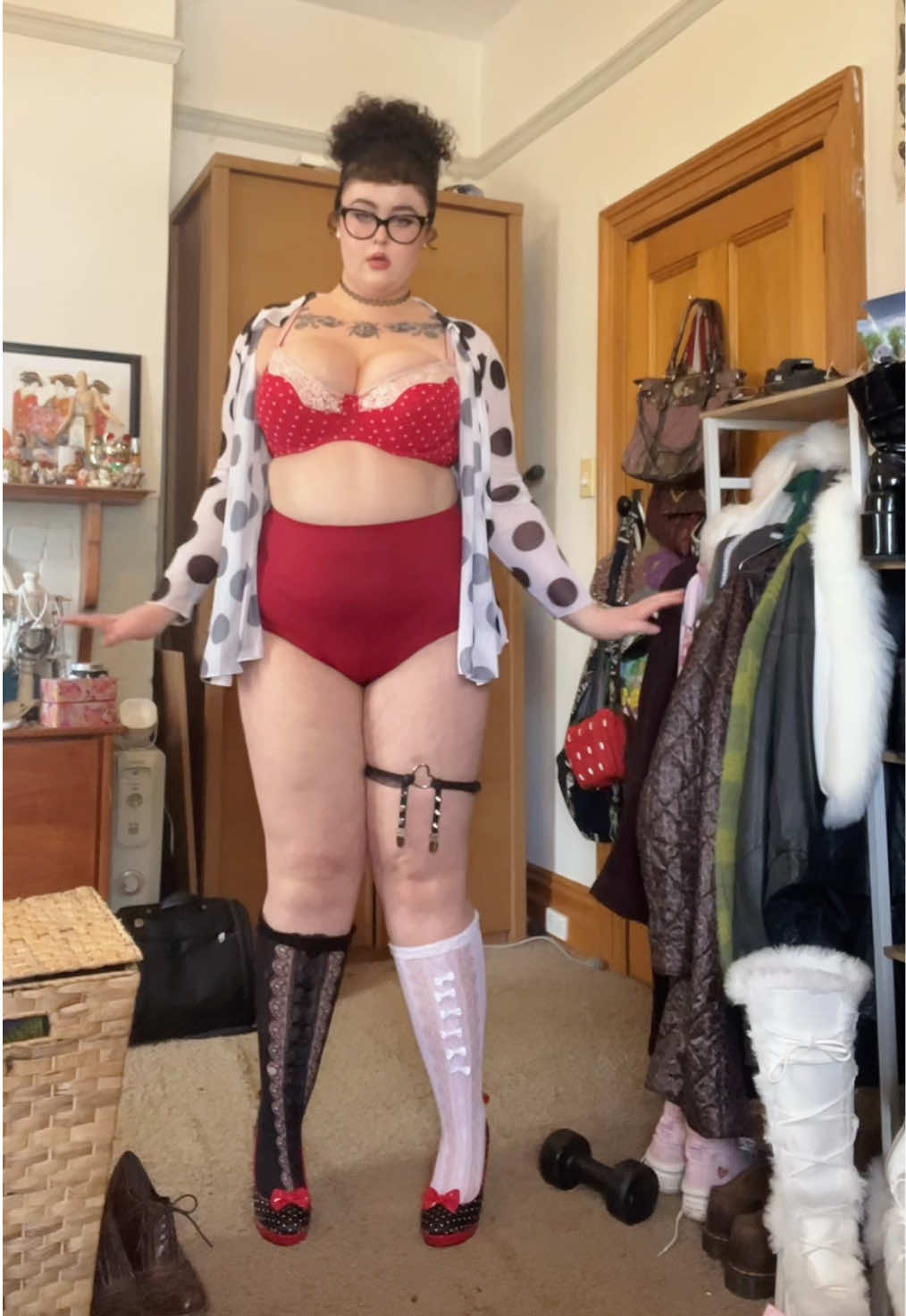 🍒! #curvy #pinup #tatted #fashion #burlesque 