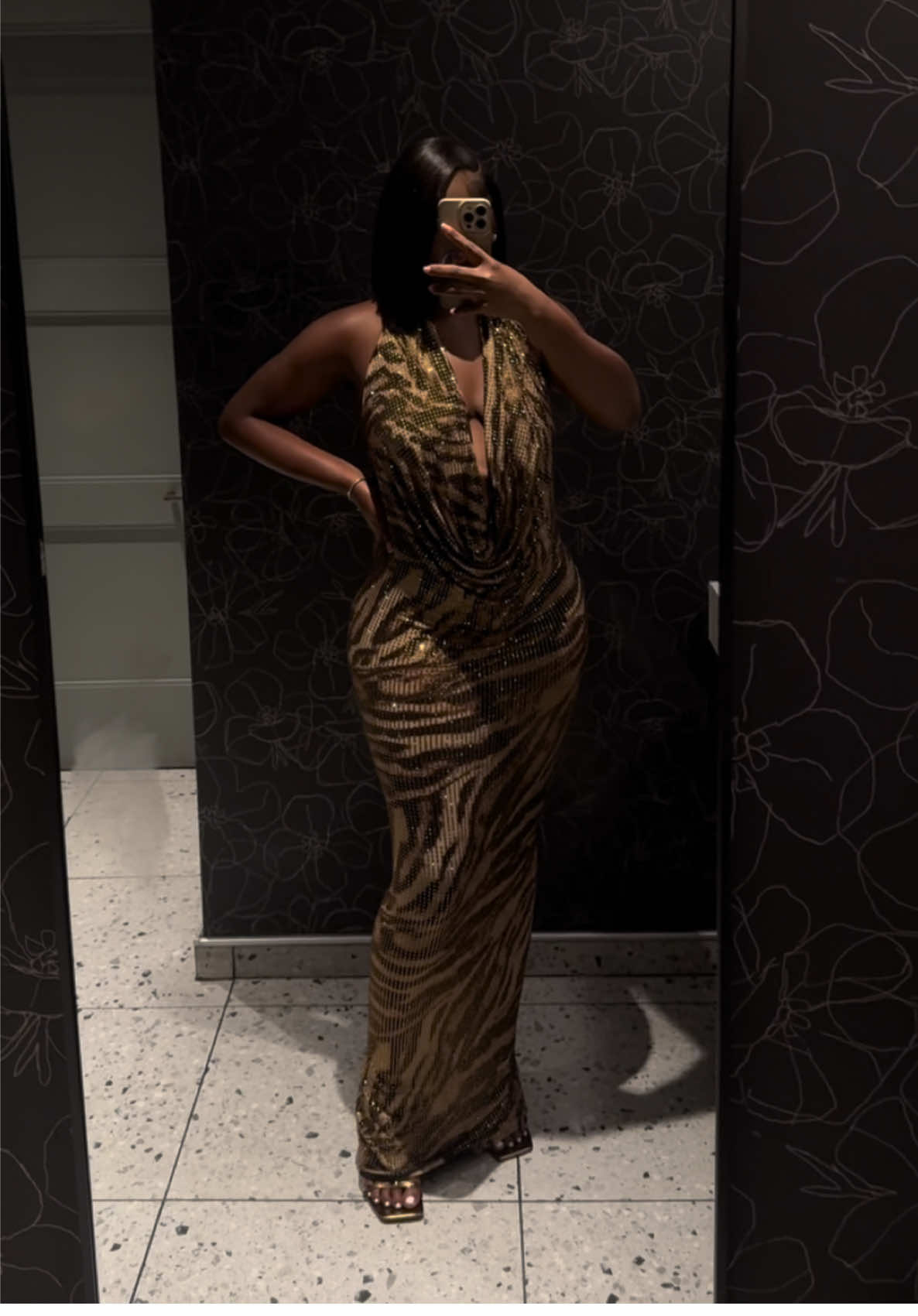 Birthday dress tea 😍 #birthday #birthdayoutfit #birthdaydress #fashiontiktok #fashionnova #datenight #dress #longdress #outfits #blackgirloutfitideas #fyp 