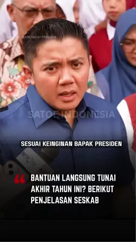 Pemerintah Memberikan Bantuan Langsung Tunai Tambahan, In Penjelasan Seskab Teddy Indra Wijaya