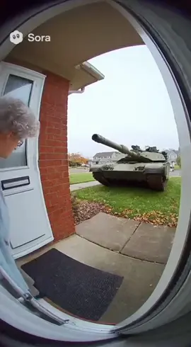 The tank is fine. #sora #ai #granny #foryou #fyp 