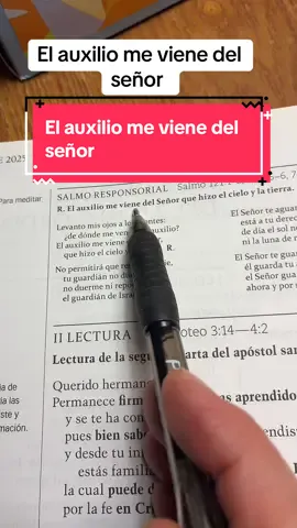 El auxilio me viene del señor #parati #viral #catolicostiktok #Diosles bendiga 