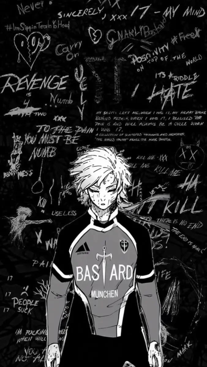 Kaiser is shown as an arrogant young man who has a superiority complex. He sees everybody around him as merely small-time actor compared to his big-time main role as the star of his world. Though he is arrogant and slyly rude to people he sees as beneath him, he is not unnecessarily rude to his teammates but will put them in their place when they unnecessarily speak out even if it's for his sake. Kaiser enjoys 'erode' his opponents heart in which they sink in despair. He enjoys this 'malice' especially in weak opponents. Even though Kaiser is arrogant and rude, he knows when to control himself around people who are definitively better and superior to him, such as his team leader and the best striker in the world, Noel Noa. After the match against the Ubers, Kaiser was immensely frustrated when he lost to Isagi a second time. Originally, he joined Bastard Munchen because it was the quickest way to get into Re Al, but now he cannot just leave the Neo Egoist League after losing to Isagi. Before, Kaiser was a mentally weak person who constantly gave up on things he believed to be impossible. To remind himself to never again to fall into that weak mindset, he got a blue rose tattoo on his neck, which he believes symbolizes the achievement of the impossible. Kaiser believes that the moment people believe things are impossible, they are programmed to give up. Those who sacrifice their talent in exchange for living long and tedious lives are the ones he despises the most. During the PXG game, Kaiser perceived Isagi was a threat to everything he had ever created. Kaiser sacrificed his emotions and pride to be reduced to zero - a state where he follows the most rational option without the hindrance of his feelings. Kaiser began to involve the Blue Lock players in his plays, passing to Jingo Raichi and Rensuke Kunigami despite not including them in the prior games. After realizing Rin Itoshi was too potent to roam, Kaiser accepts Isagi's contract and partnered up to sell their soul for victories and score the last goal, winning Bastard Munchen the game. However, during the final minutes of the match, Kaiser underestimated Ness' ability to grow, after the latter having performed underwhelmingly earlier, and perceived him as a mere dog which hindered the contract. #kaiser #bluelock #anime #wallpaper #ios26 