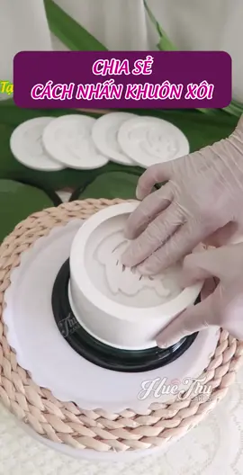 Cách nhấn khuôn xôi Phúc,Lộc,Thọ,Tài,Phát#huethucakes #thaythuongdayxoi #khuonxoi #luuthaicreator 