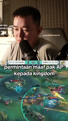 permintaan maaf pak AP kepada semua kingdom rrq ga lolos playoff 🥀 #rrq #MLBB9TH #MLBB 