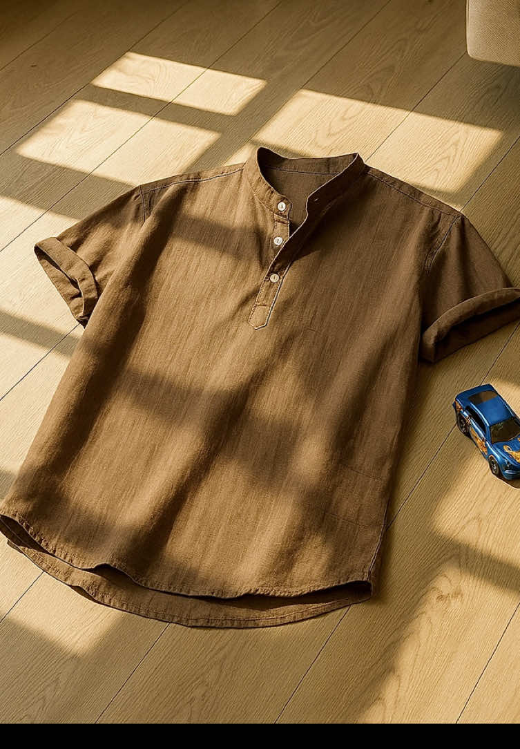 Sasa Yael Half button Short Sleeve Polo shirt🧡 