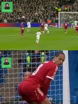 perbedaan bek kelas dunia dan bek kelas kabupaten 😂 #mufc #manchesterunited #liverpoolfc #maguire #vandijk 