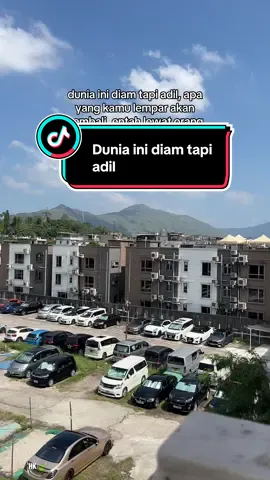 Dunia ini diam tapi adil, apa yang kamu lempar akan kembali, entah lewat orang lain, waktu lain atau darahmu sendiri #xyzbca #aesthetic #quotesaesthetic #tiktokhongkongindonesia🇭🇰🇮🇩 #fyp 