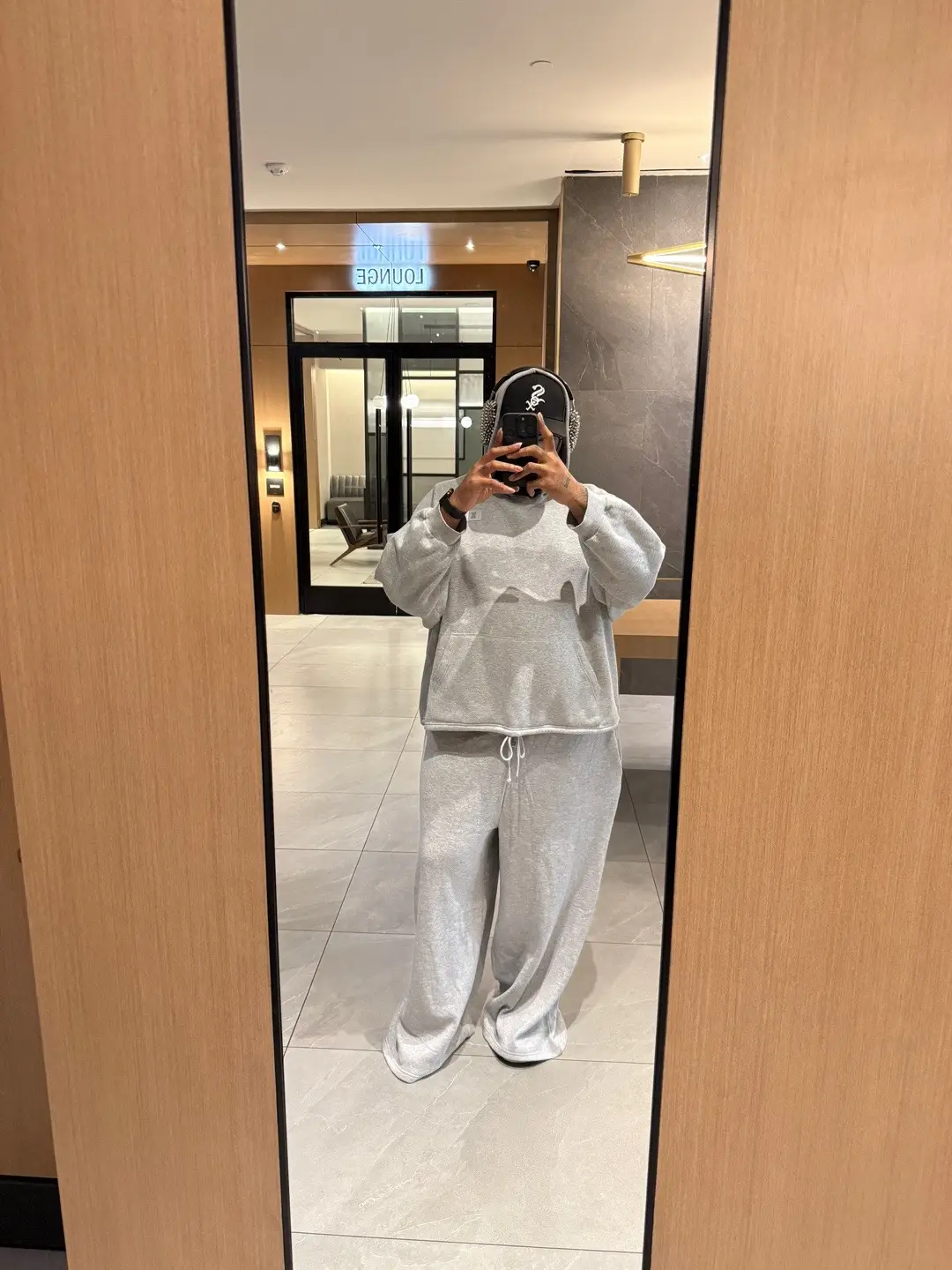 sweatsuits don’t have to be boring 🤭 hoodie: @Savage X Fenty  sweatpants: @boohooman  #bigandtall #grwm #outfitideas #fyp  