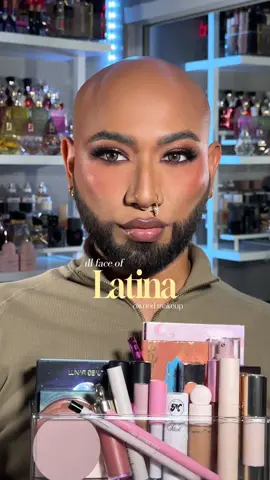 Hispanic Heritage Month may be over, but being Latina is foreva! 💃🏽✨ Serving a full beat using all Latina owned beauty brands 💋  @Dominique Cosmetics moisture grip primer  Dominique cosmetics brow blowout shaping gel + brow frame  @Beauty Creations Cosmetics flawless stay matte foundation @MetamorphosisBF Corp bronzer stick @Rare Beauty soft pinch liquid blush @Lunar Beauty🌙 moon prism liquid blush Dominique cosmetics wide awake full cover concealer Dominique cosmetics setting powder  Rare beauty tinted pressed finishing powder @Alamar Cosmetics complexion trio Metamorphosis blushing bubbles palette Lunar beauty night palette  Rare beauty perfect strokes mascara  @EXO Cosmetics just the tip eyeliner + lash glue + baby girl lashes  Alamar cosmetics sun soaked highlighter Beauty creations x loteria lip liner + lipstick @Queencosmetics heat lipgloss #fullglam #fullbeatmakeup #latinamakeup #fallmakeup