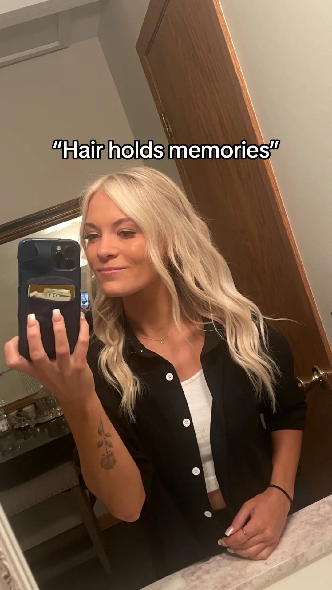 ✌🏼 #fyp #hairtok #hairtransformation #blondetobrunette 