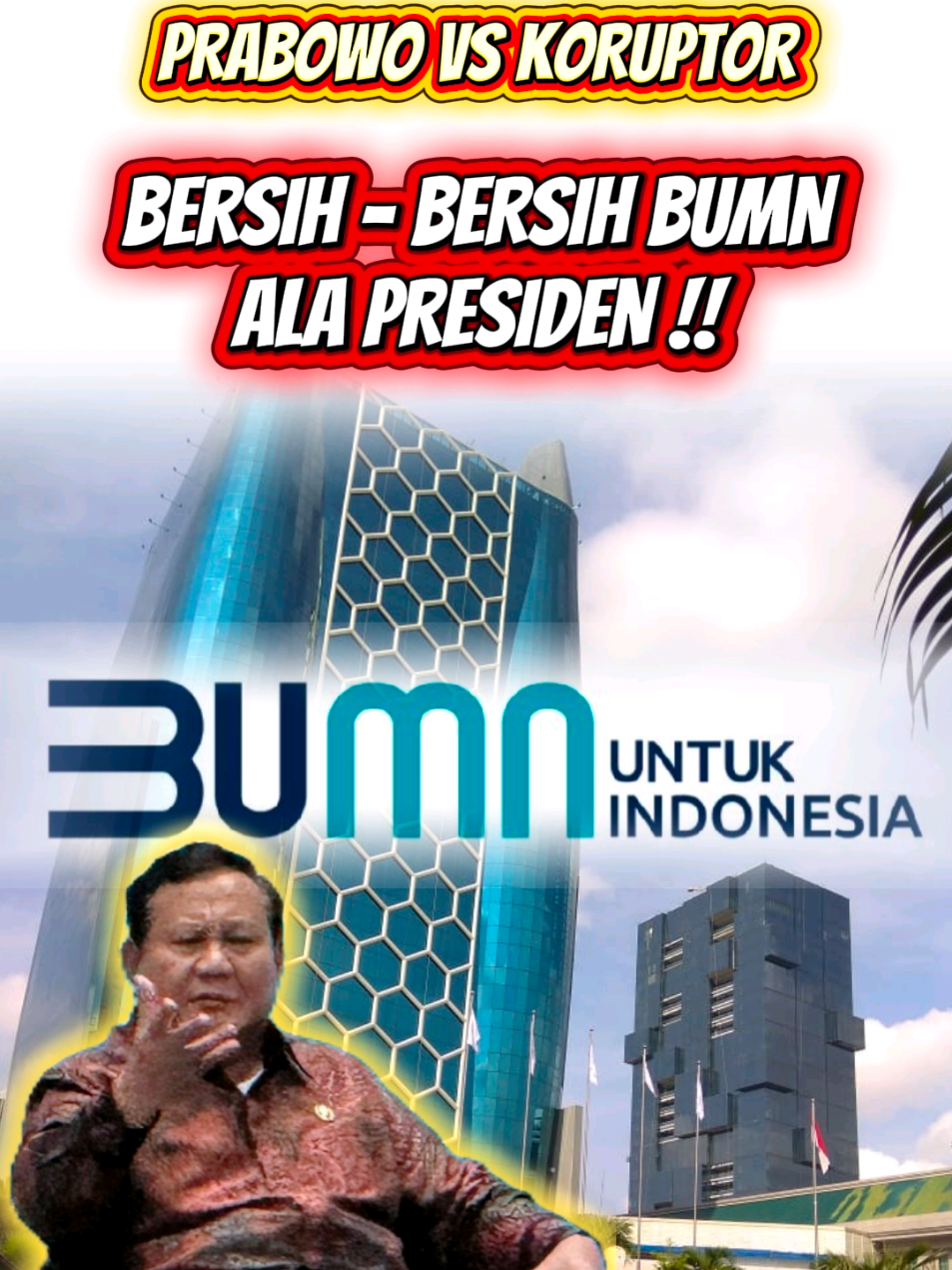Bersih - Bersih Ala Presiden Prabowo !! #berita #fypシ゚ #politik #bumn #prabowo #koruptor 
