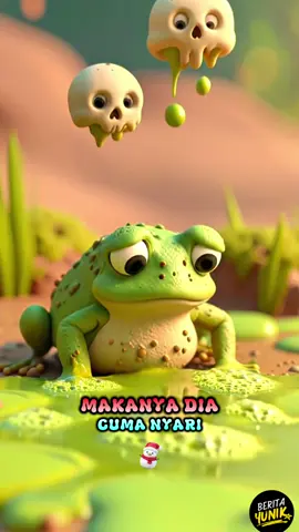 Kayak bisa minum lewat kulitnya. Baru tau kan? #claymation 