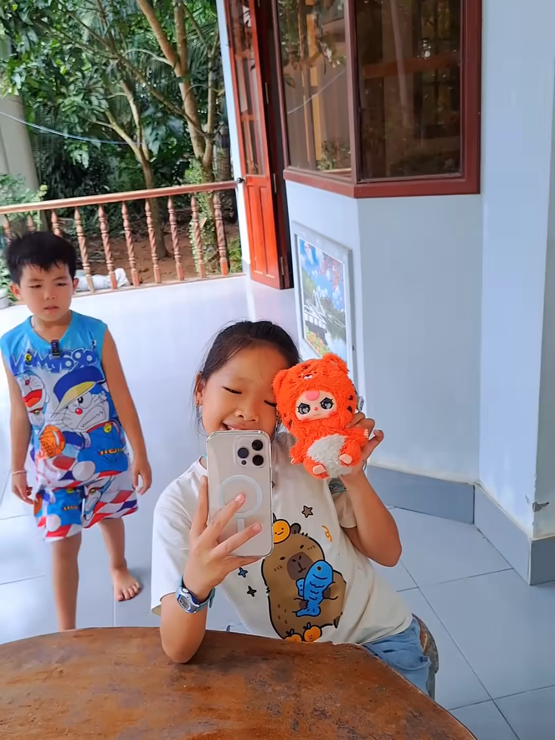 Tín mượn baby three của chị Kỳ Kỳ tv#shorts