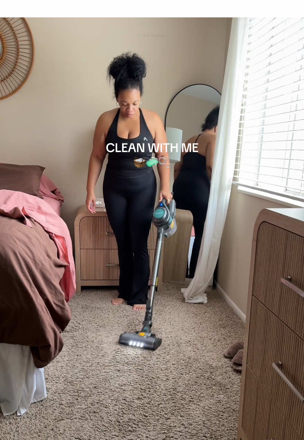 did a little bedroom refresh what do we think? I still want to get a few more things and hang up my new artwork 🖼️ #cleanwithme 