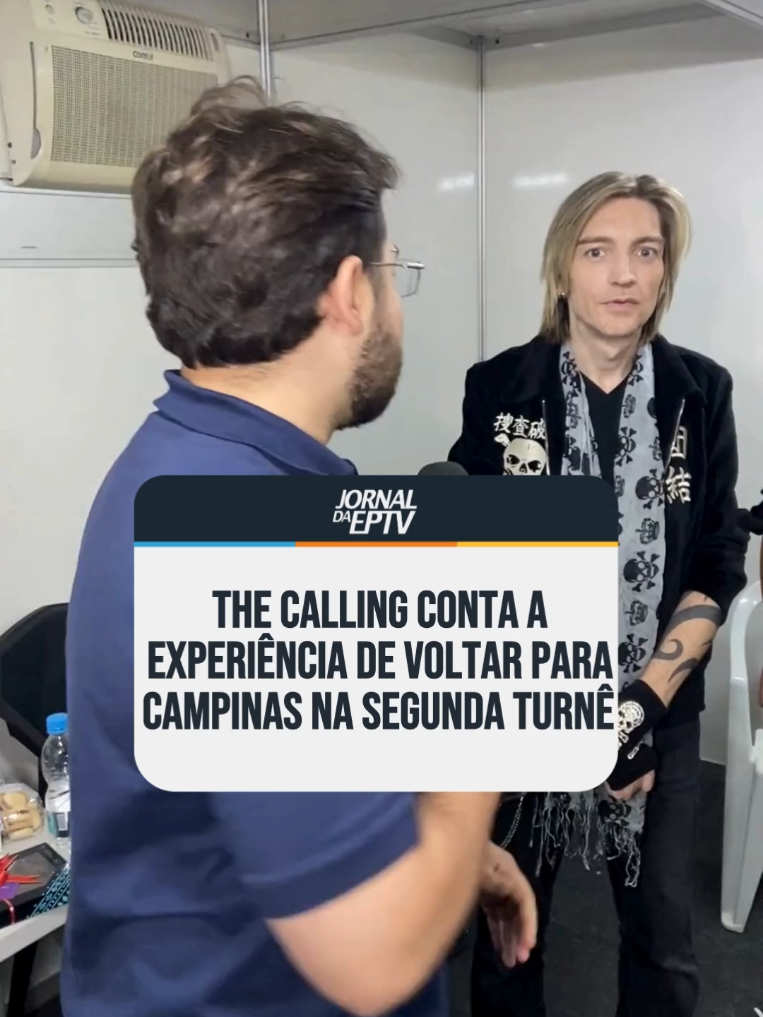 THE CALLING - Alex, Don e Daniel conversaram com nossa equipe e falaram que estão ansiosos para tocar em Campinas! A banda também ficou assustada com o frio na cidade! #tiktoknews #news #thecalling #show