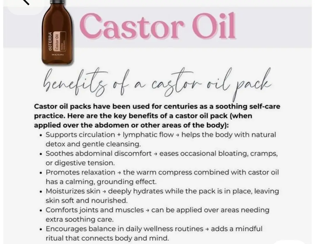 The benefits of sleeping with a castor oil pack. #castoroilpack #castoroilbenefits #castoroil #healingoil 