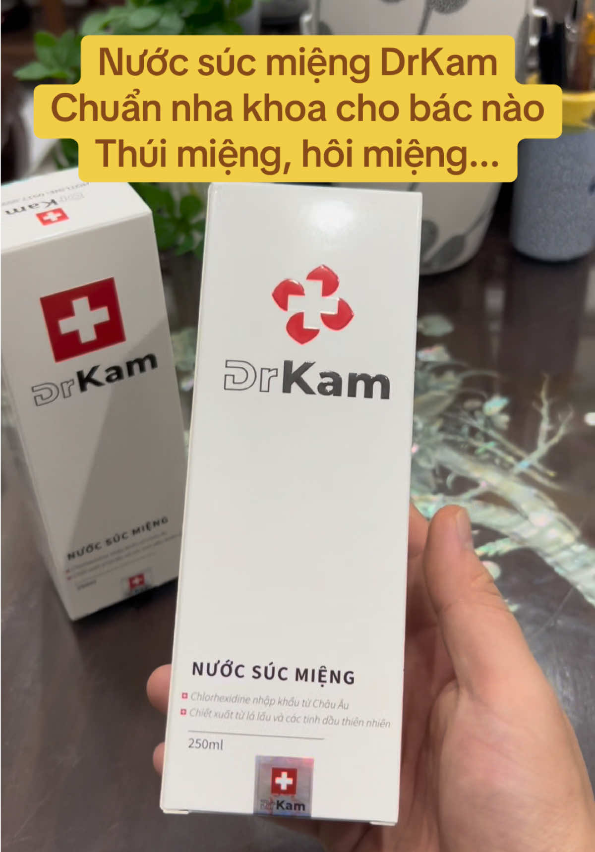 Nước súc miệng chuẩn nha khoa, dành cho bác nào hôi miệng, thúi miệng nè! #xuhuong #tiktokshop #drkam #nuocsucmieng #hoimieng 