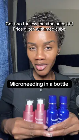 Micro needing in a bottle no more paying for the Medispa #exosome #skincare #medicube #skincaretiktok 