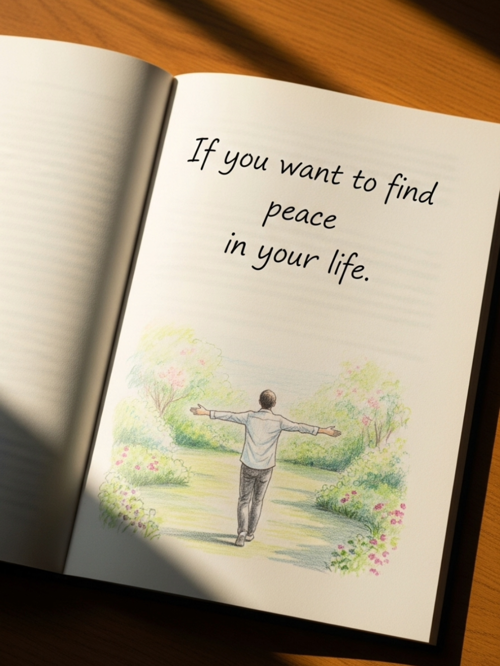 if you want to find peace #past #present #future #peace #motivation 