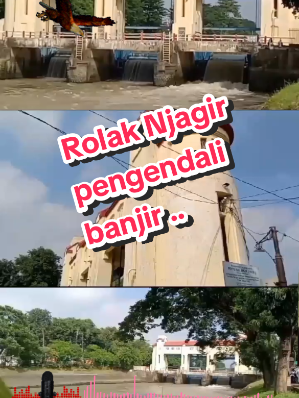 Rolak Njagir pengendali banjir dan penahan intrusi air laut. ‎Warga Surabaya menyebutnya dengan Rolak jagir. Dibangun  tahun 1917 oleh Belanda,  berfungsi sebagai pengendali banjir dan penahan intrusi air laut, serta menampung air untuk persediaan pasokan air minum bagi penduduk kota Surabaya. pernah mengalami perombakan  tahun 1978.  bentuk ornamen pintu air  diubah mengikuti gaya arsitektur Belanda. Setelah perombakan bentuk arsitekturnya tetap dipertahankan seperti bentuk aslinya. ‎Meski  lebih seabad kondisi bangunan Pintu air njagir tetap kokoh. dan menjadi obyek wisata menarik.. ‎ ‎#surabaya  #kali  #bangunan  #wisata 