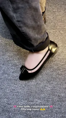 🖤🖤🖤🖤 #flatshoes #flatshoescoquette #flatshoescantikk #sepatuwanita #sandalwanita 