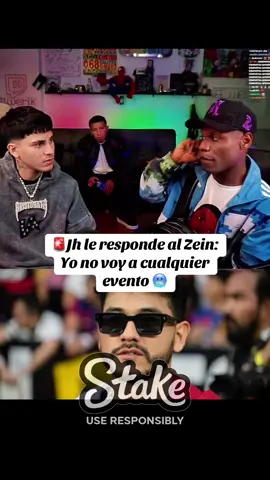 Jh le responde al zein: Yo no voy a cualquier evento #fyp #parati #viral #cristorata7 #elzeein 